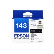 愛(ài)普生（EPSON） T143墨盒T1431/2/3/4 適用900 960FWD 7018 打印機(jī) T1431黑色墨盒 計(jì)價(jià)單位：個(gè)