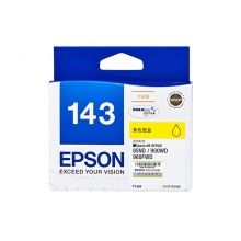 愛(ài)普生（EPSON） T143墨盒T1431/2/3/4適用900 960FWD 7018 打印機(jī) T1434黃色墨盒  計(jì)價(jià)單位：個(gè)